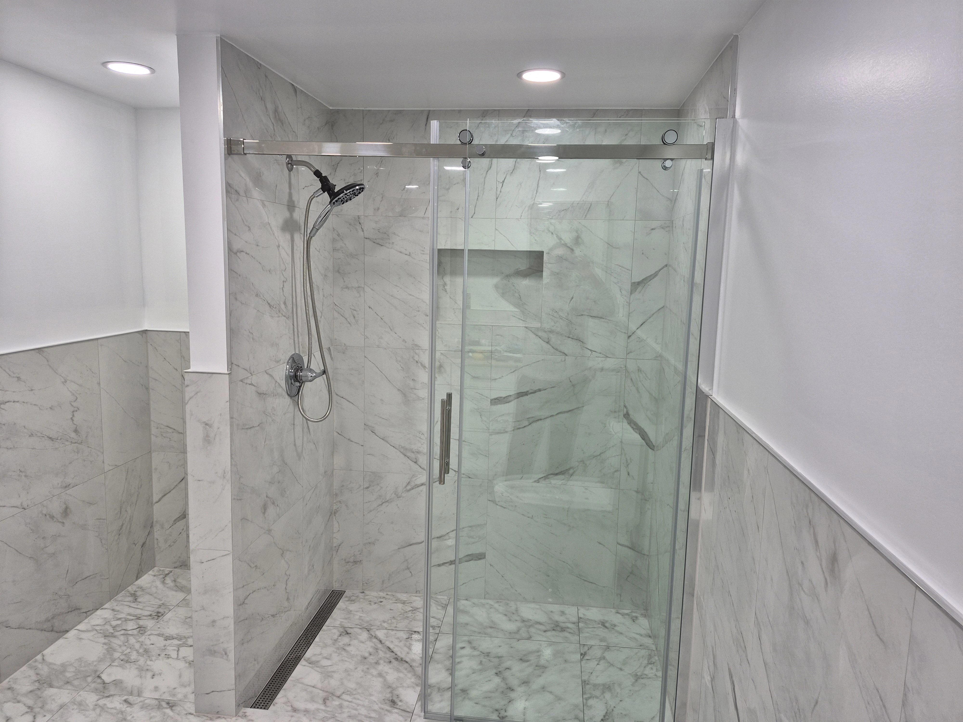 Basement washroom renovation