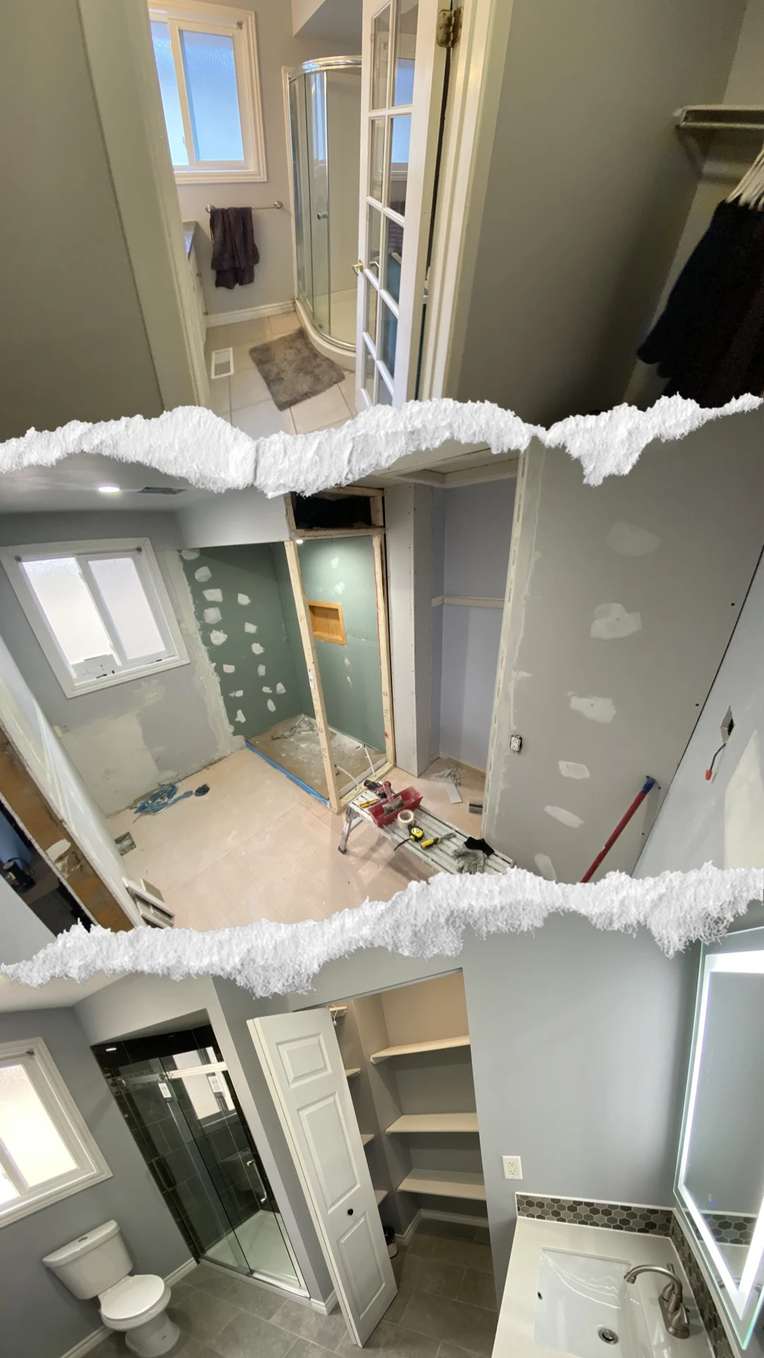 En-suite washroom Remodeling
